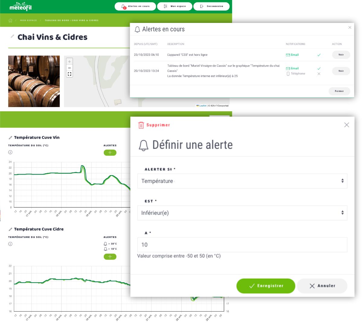 Exemple d'alerte
